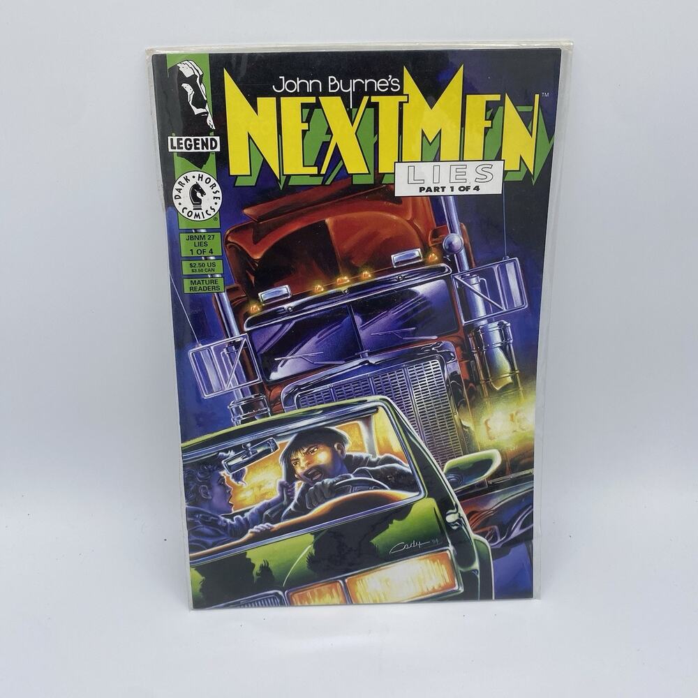 John Byrne's Next Men Lies Part 1/4 #27 Aug 1994 Darkhorse Comics Mature Rare